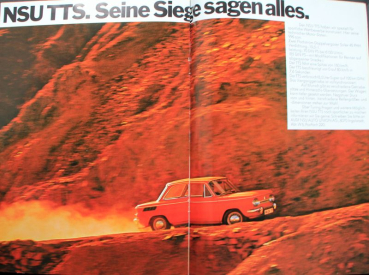 NSU Prinz TT Modelprogram 1971 Carbrochure (10442)